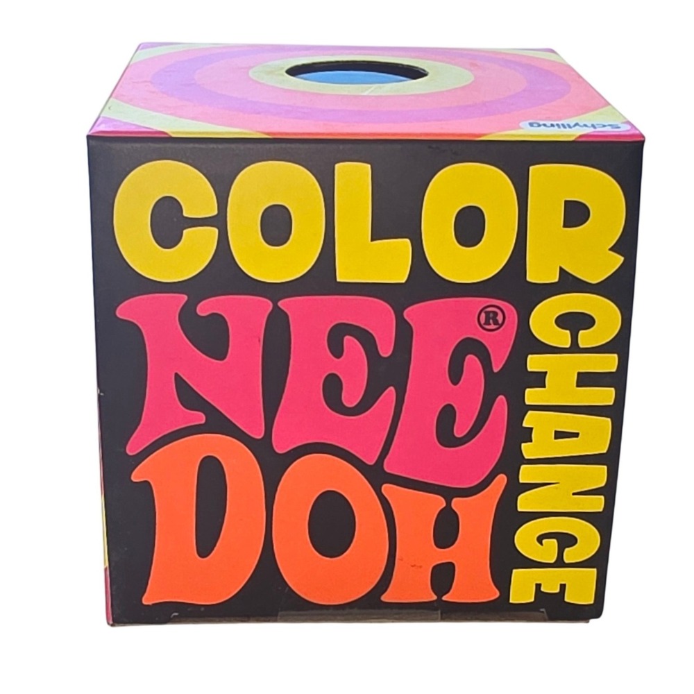 New Color Change NeeDoh Groovy Glob Stress Ball Squeeze Fidget Toy Blue